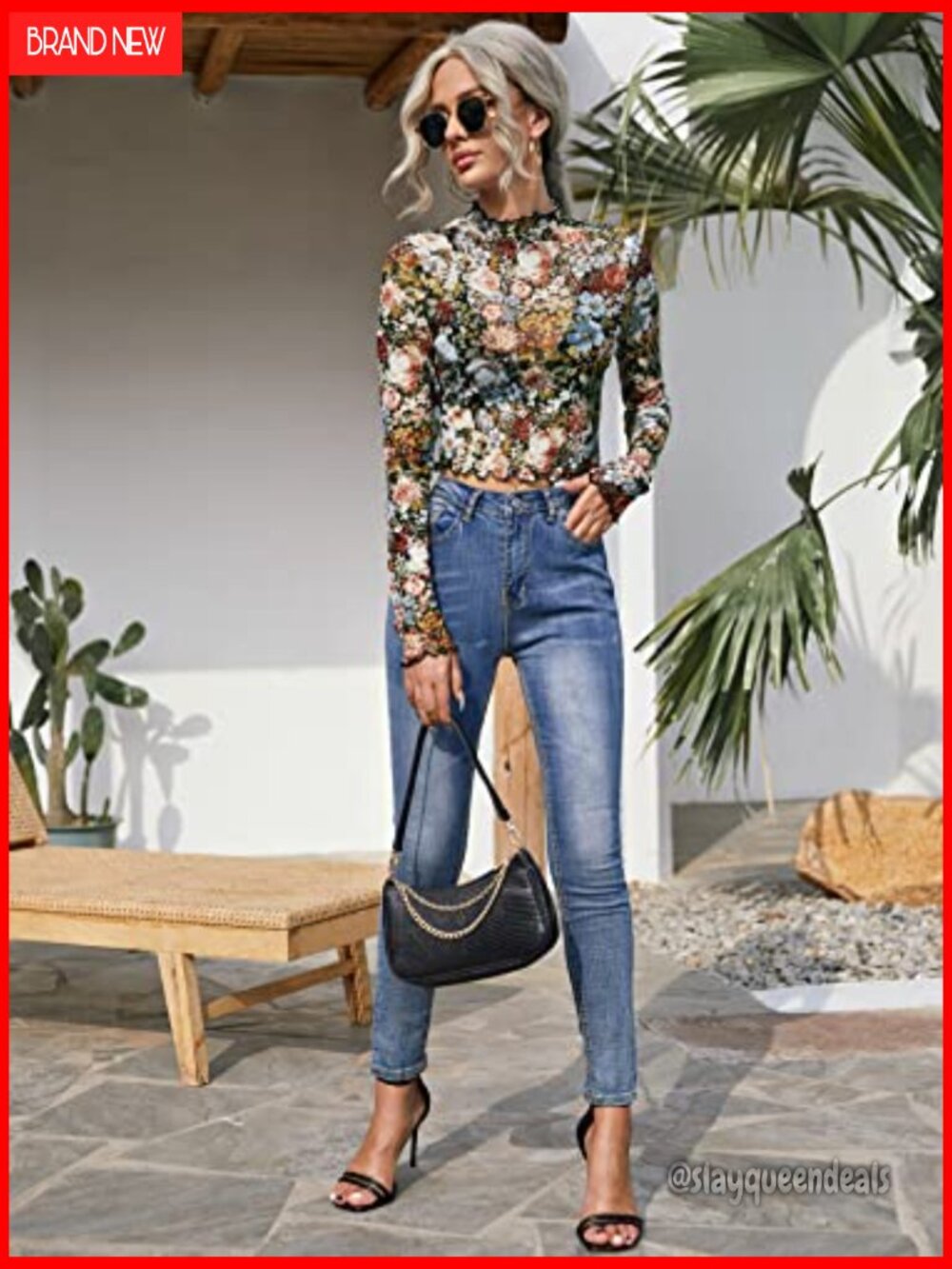 Sheer Mesh Long Sleeve T-Shirt Slim Fit Clubwear Night Out Party - Picture 5 of 5